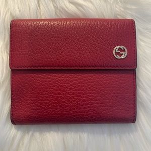 Authentic Gucci Mormont double sided wallet